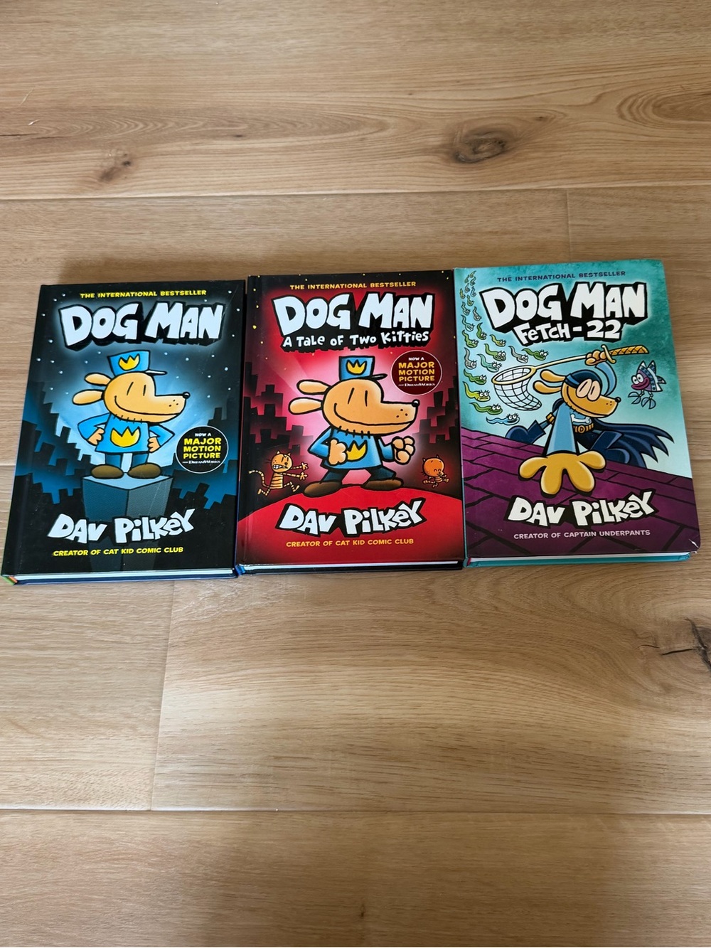 Dog Man Book Trio by Dav Pilkey